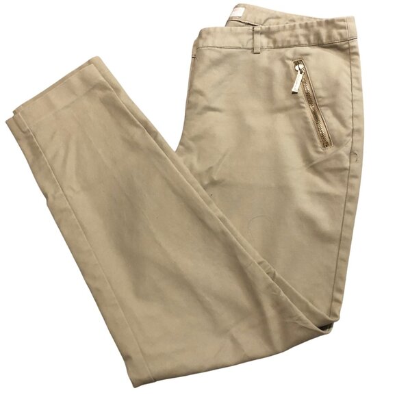 Michael Kors zip pocket khaki pants size 10 - Picture 5 of 6